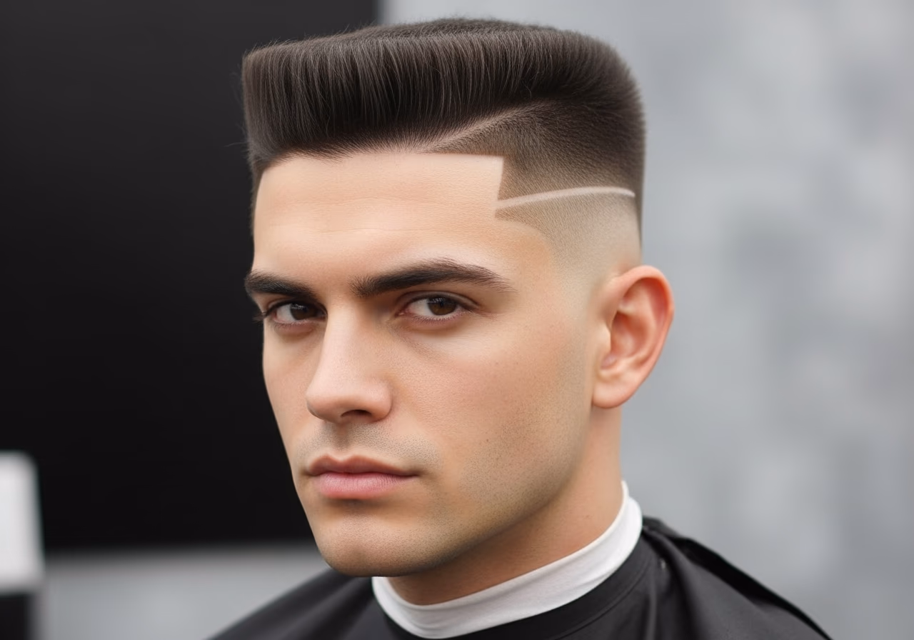 Flattop Fade haircut for men 2026 - bold flattop with fade