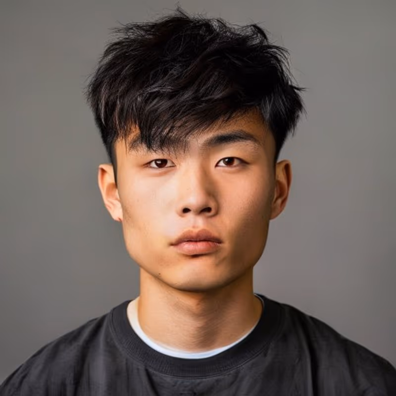 Textured Crop hairstyle for men 2026 — Asian Men Haircuts variation, best for Modern, low-effort, sharp, modern barbering by Master Stylist Jessica Hamilton