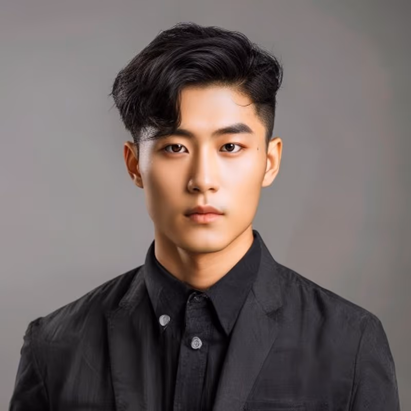 Dandy Cut hairstyle for men 2026 — Asian Men Haircuts variation, best for Clean, classic, polished, modern barbering by Master Stylist Jessica Hamilton