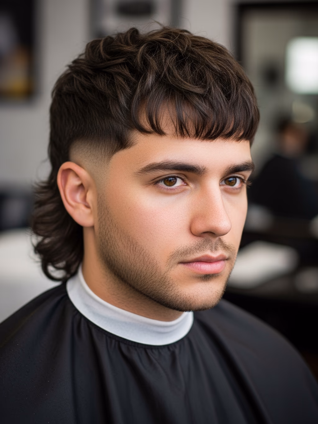 Modern Baby Mullet 2026 hairstyle for men 2026 — baby mullet variation, best for square jaws and athletic builds, modern barbering by Master Stylist Jessica Hamilton