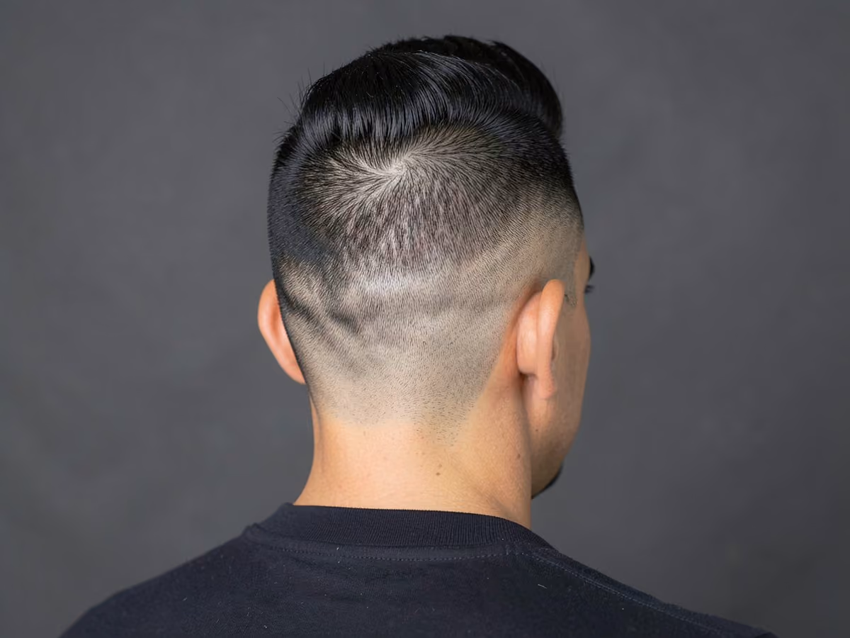 Man with a baseball faux hawk
