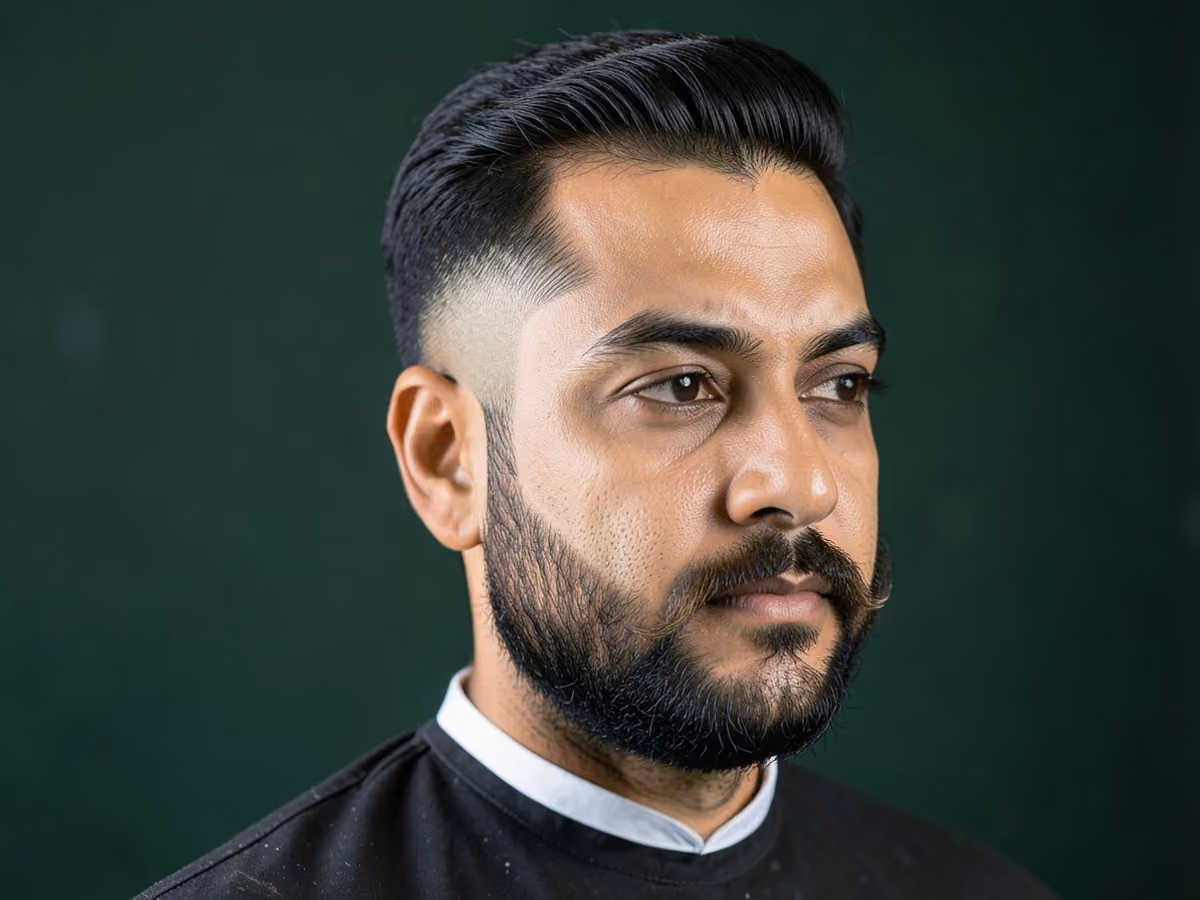Man with a faded mutton chops