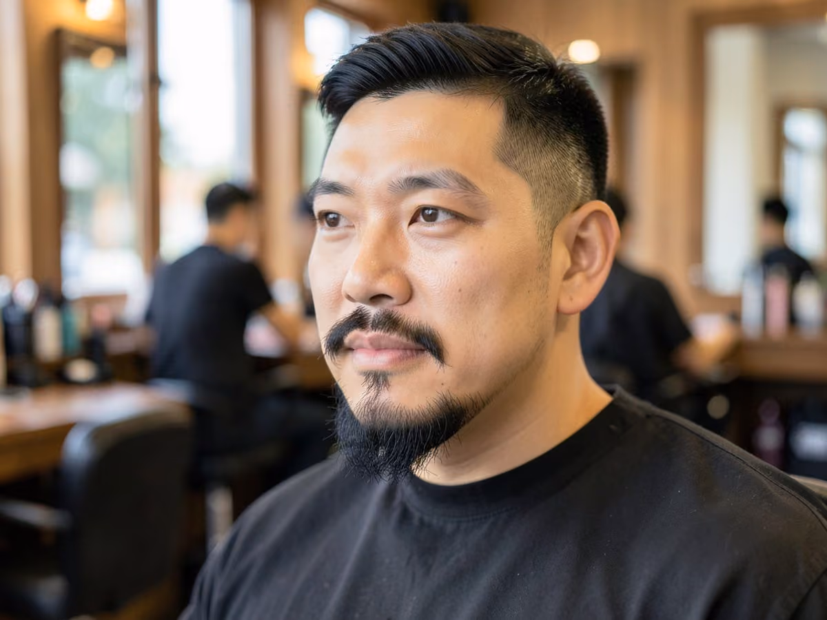 Man with a royale beard haircut