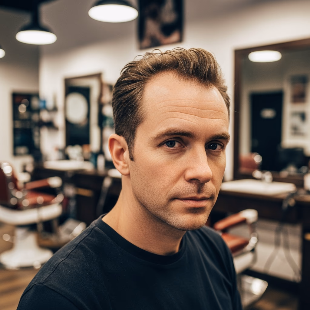 Balding Haircuts for Men 2026 - Crown Volume Textured Crop to Hide Thinning