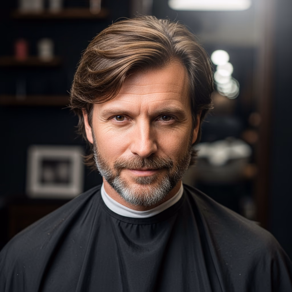 Balding Haircuts for Men 2026 - Gentle Layered Coverage Cut to Hide Thinning