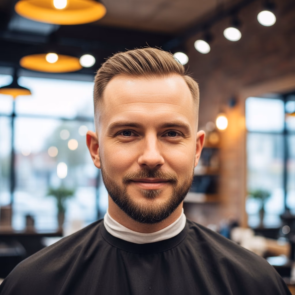 Balding Haircuts for Men 2026 - High Fade with Short Crown Texture