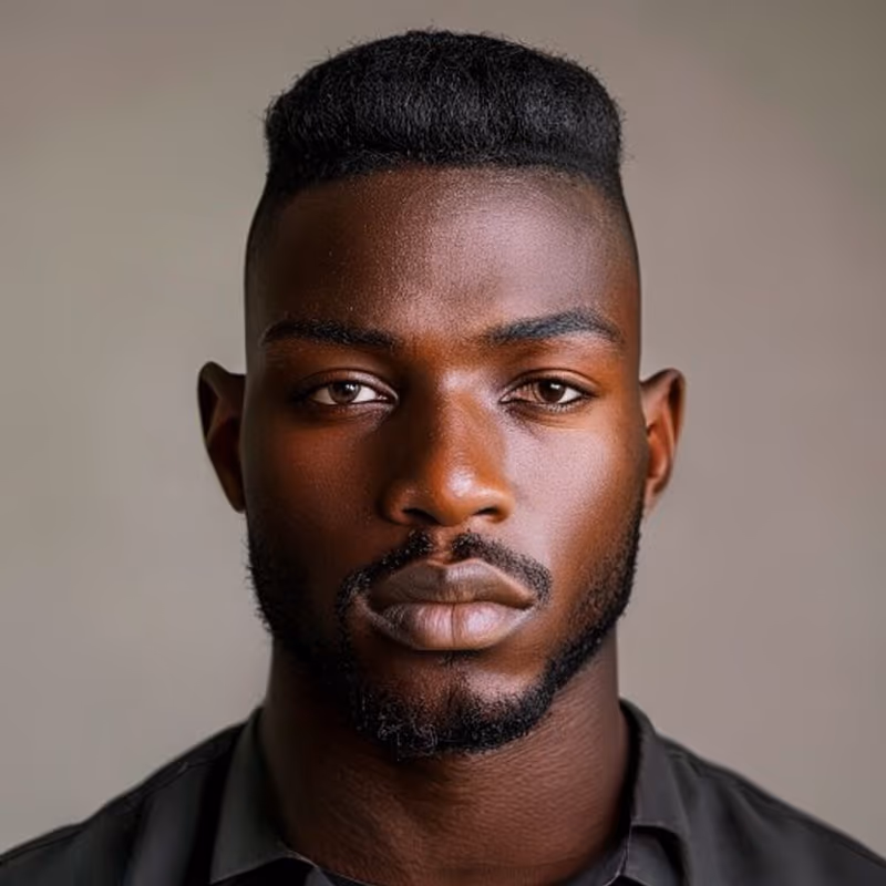 Flat Top hairstyle for men 2026 — Black Men Haircuts variation, best for Retro, bold, geometric, modern barbering by Master Stylist Jessica Hamilton