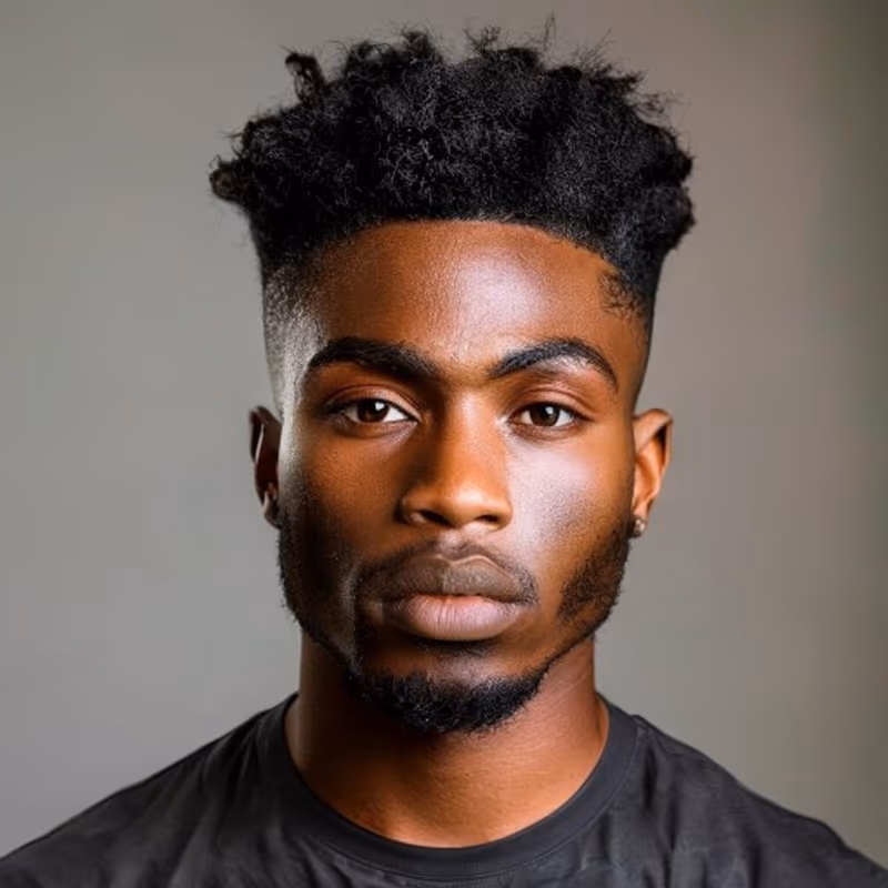 Frohawk hairstyle for men 2026 — Black Men Haircuts variation, best for Bold, edgy statement, modern barbering by Master Stylist Jessica Hamilton