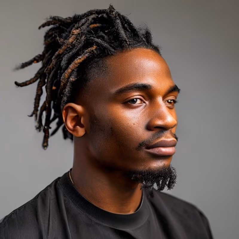 Loc Fade hairstyle for men 2026 — Black Men Haircuts variation, best for Modern, sharp loc look, modern barbering by Master Stylist Jessica Hamilton