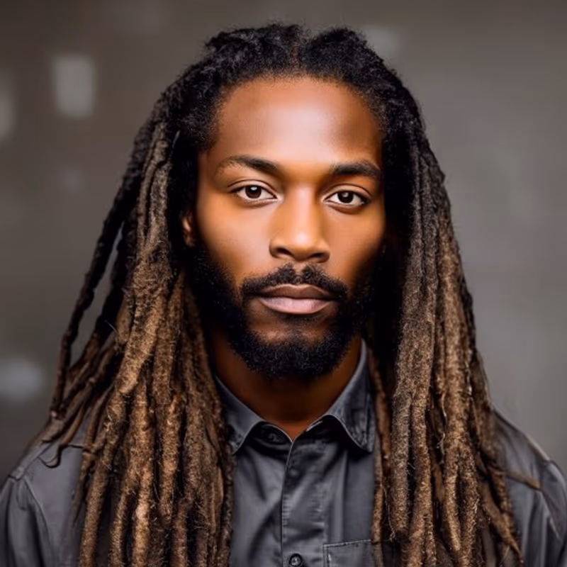 Long Locs hairstyle for men 2026 — Black Men Haircuts variation, best for Mature, statement length, modern barbering by Master Stylist Jessica Hamilton