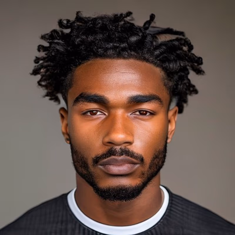 Twist Out hairstyle for men 2026 — Black Men Haircuts variation, best for Defined, springy curls, modern barbering by Master Stylist Jessica Hamilton