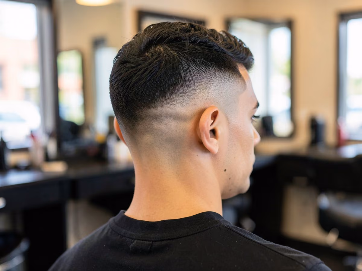 Man with a boosie fade with sponge curls
