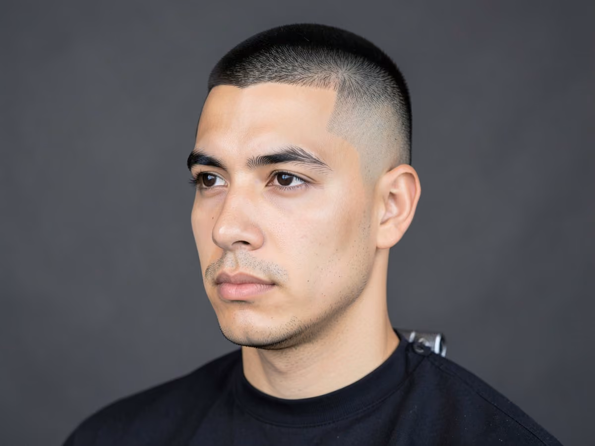Man with a low boosie fade