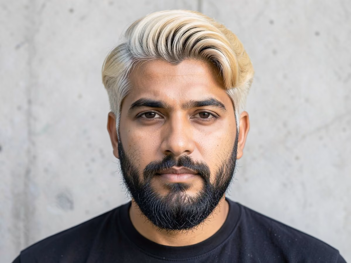 Man with a brad pitt cliff booth hair
