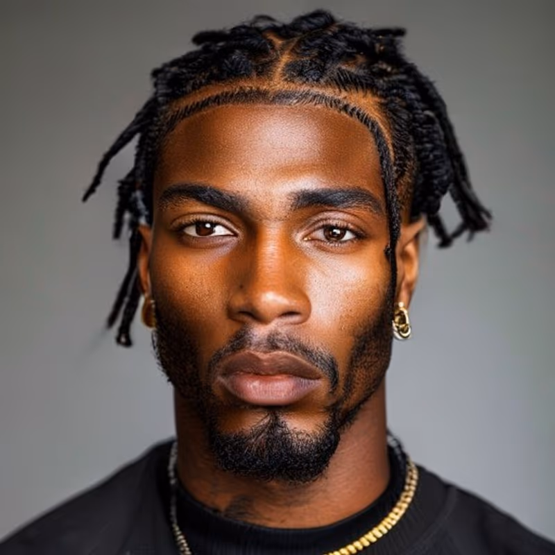 Braids with High Fade hairstyle for men 2026 — Braids for Men variation, best for Bold, high-contrast looks, modern barbering by Master Stylist Jessica Hamilton