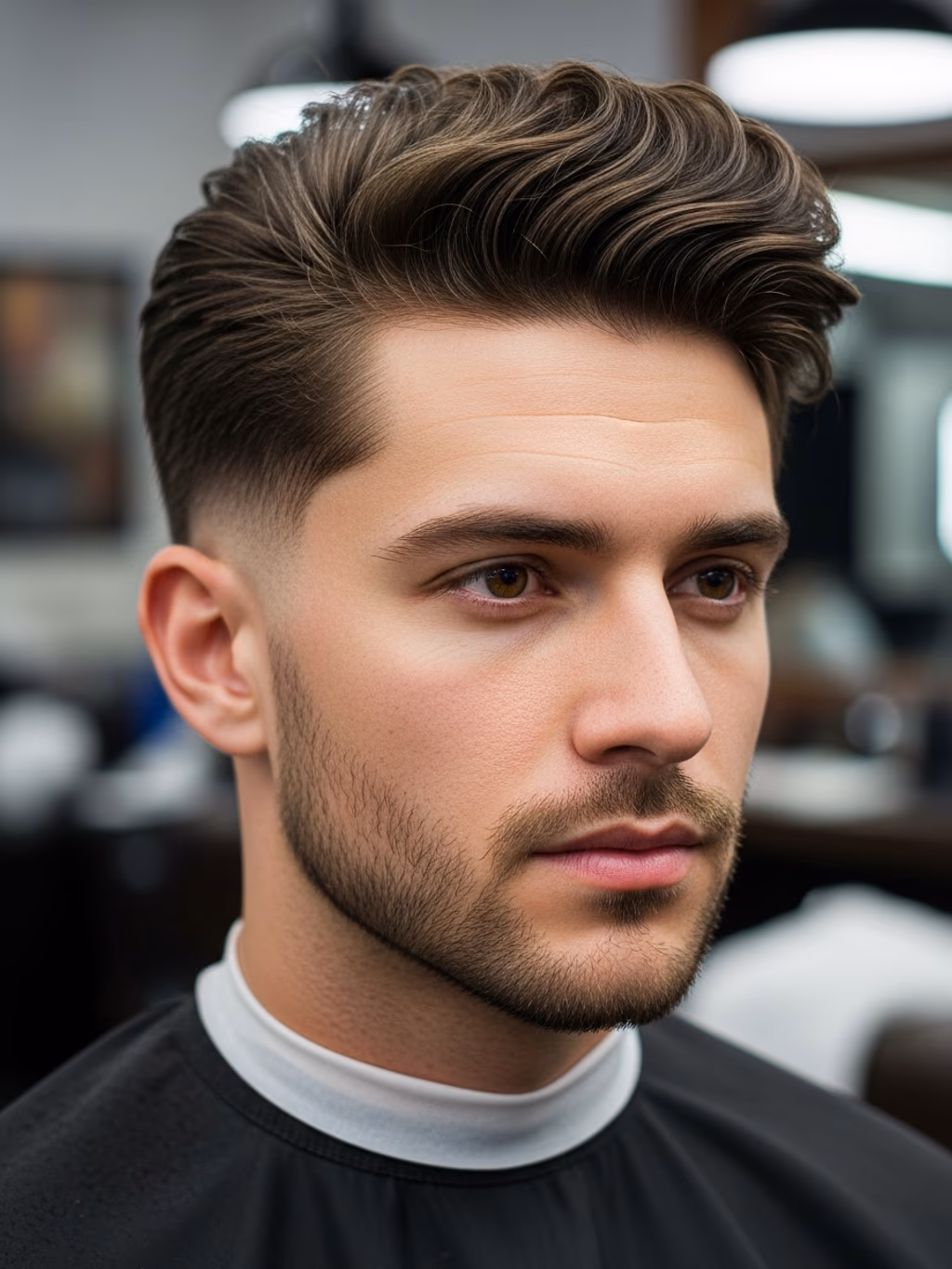 Classic Bro Flow hairstyle for men 2026 — bro flow variation, best for oval and oblong faces, modern barbering by Master Stylist Jessica Hamilton