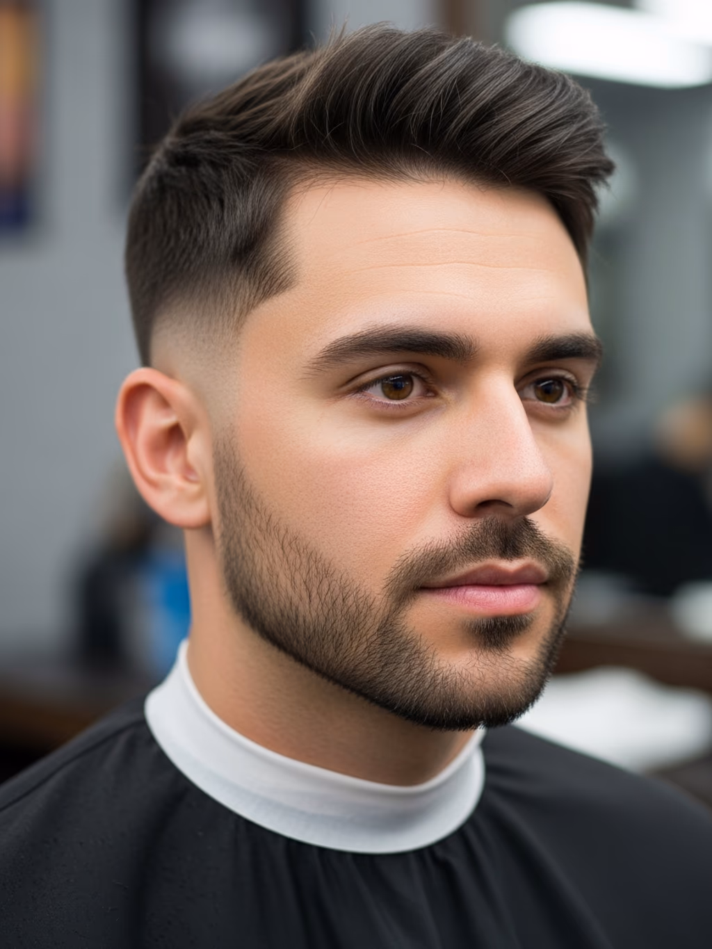Modern Bro Flow 2026 hairstyle for men 2026 — bro flow variation, best for square jaws and athletic builds, modern barbering by Master Stylist Jessica Hamilton