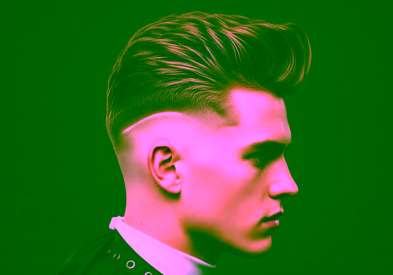 Burst Fade Fluffy Hair hairstyle for men 2026 — burst fade variation, best for fine/thin hair + all faces, modern barbering by Master Stylist Jessica Hamilton