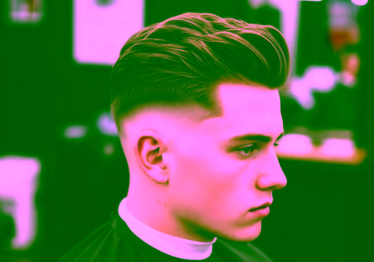 Burst Fade Mid-Length Textured hairstyle for men 2026 — burst fade variation, best for all faces + wavy/straight hair, modern barbering by Master Stylist Jessica Hamilton