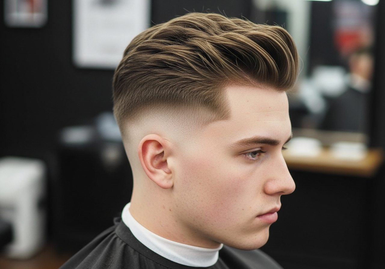 Mid-Length Textured Burst Fade 2026 - Versatile Round Burst Fade