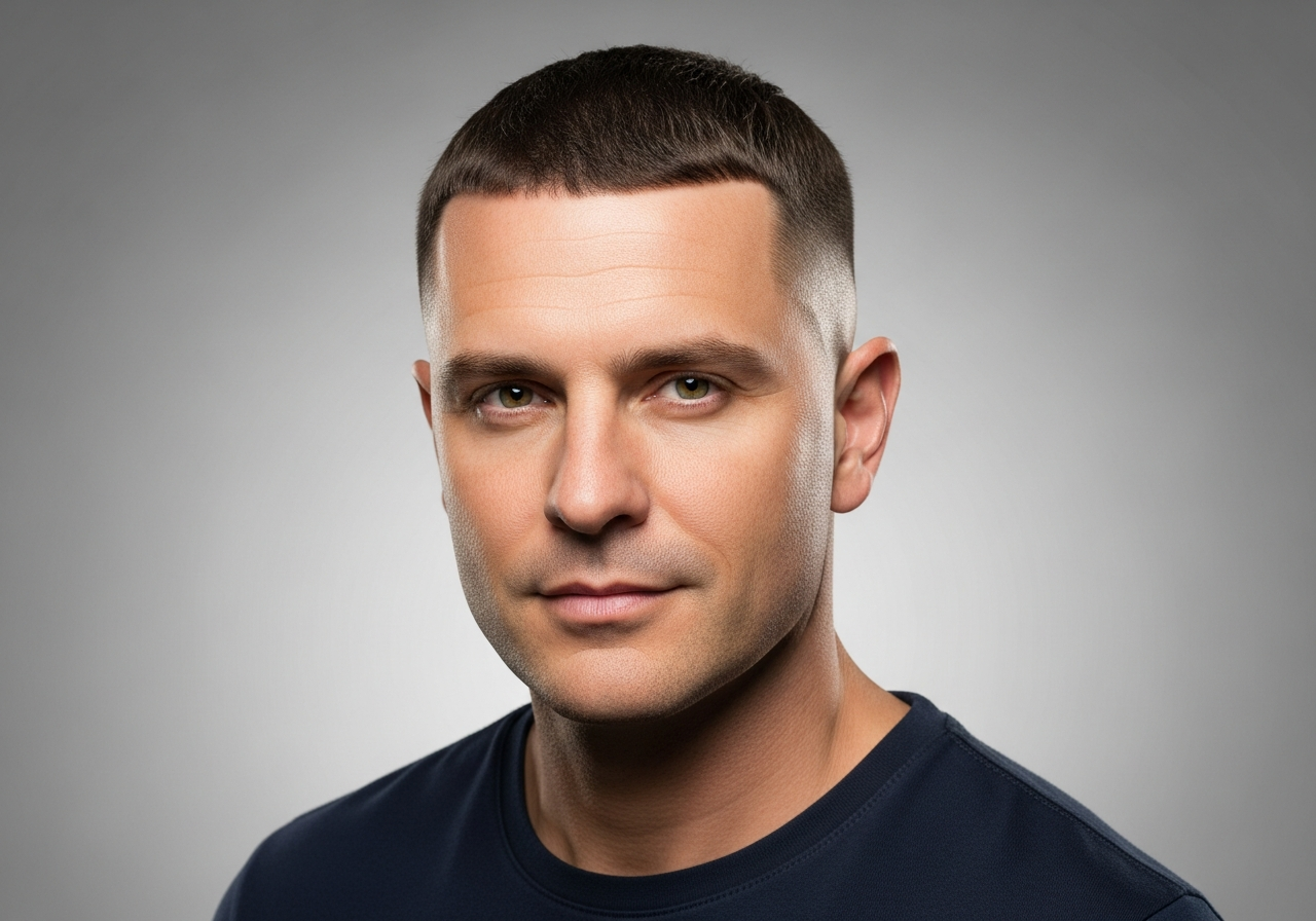 Burst Fade Short Hair 2026 - Minimalist Short Round Burst Fade Cut