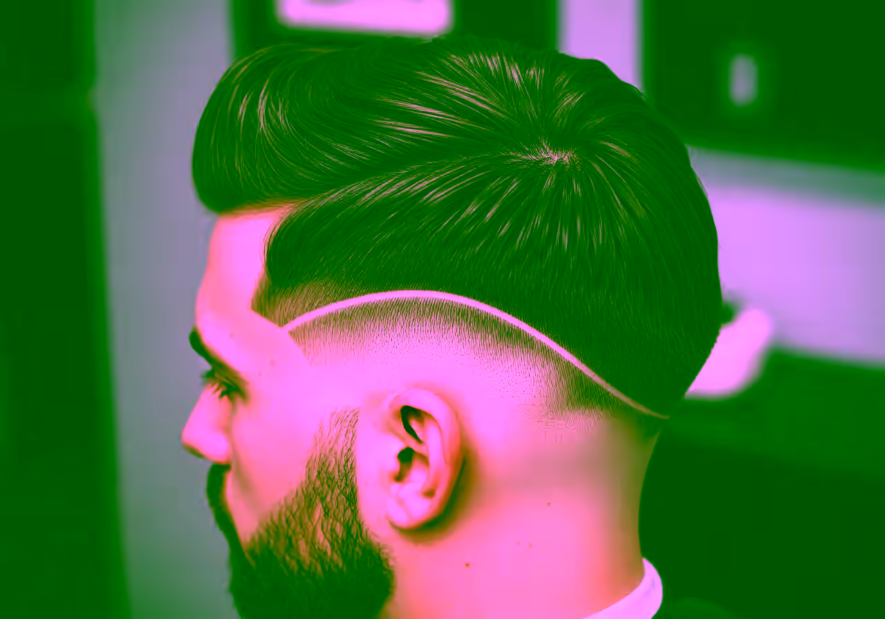 Burst Fade Waves hairstyle for men 2026 — burst fade variation, best for oval, square faces + wavy hair, modern barbering by Master Stylist Jessica Hamilton