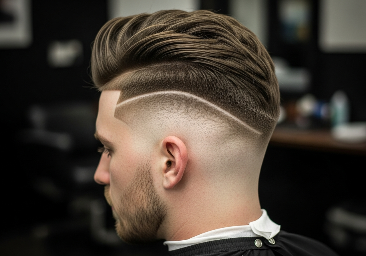 High Burst Fade Haircut 2026 - Dramatic High Round Burst Fade