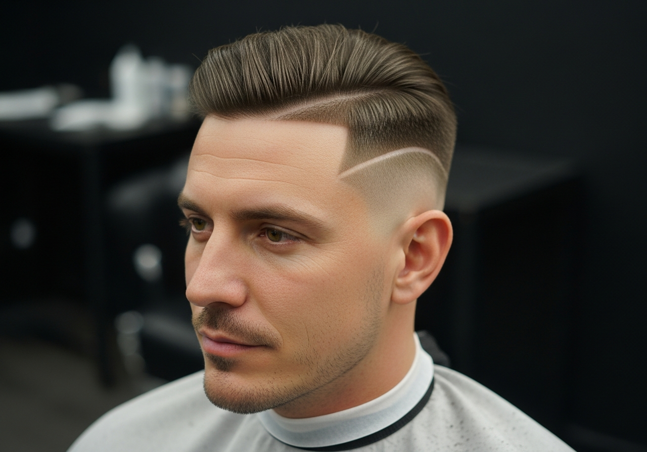 Low Burst Fade Haircut 2026 - Soft Round Burst Fade Curve for Men