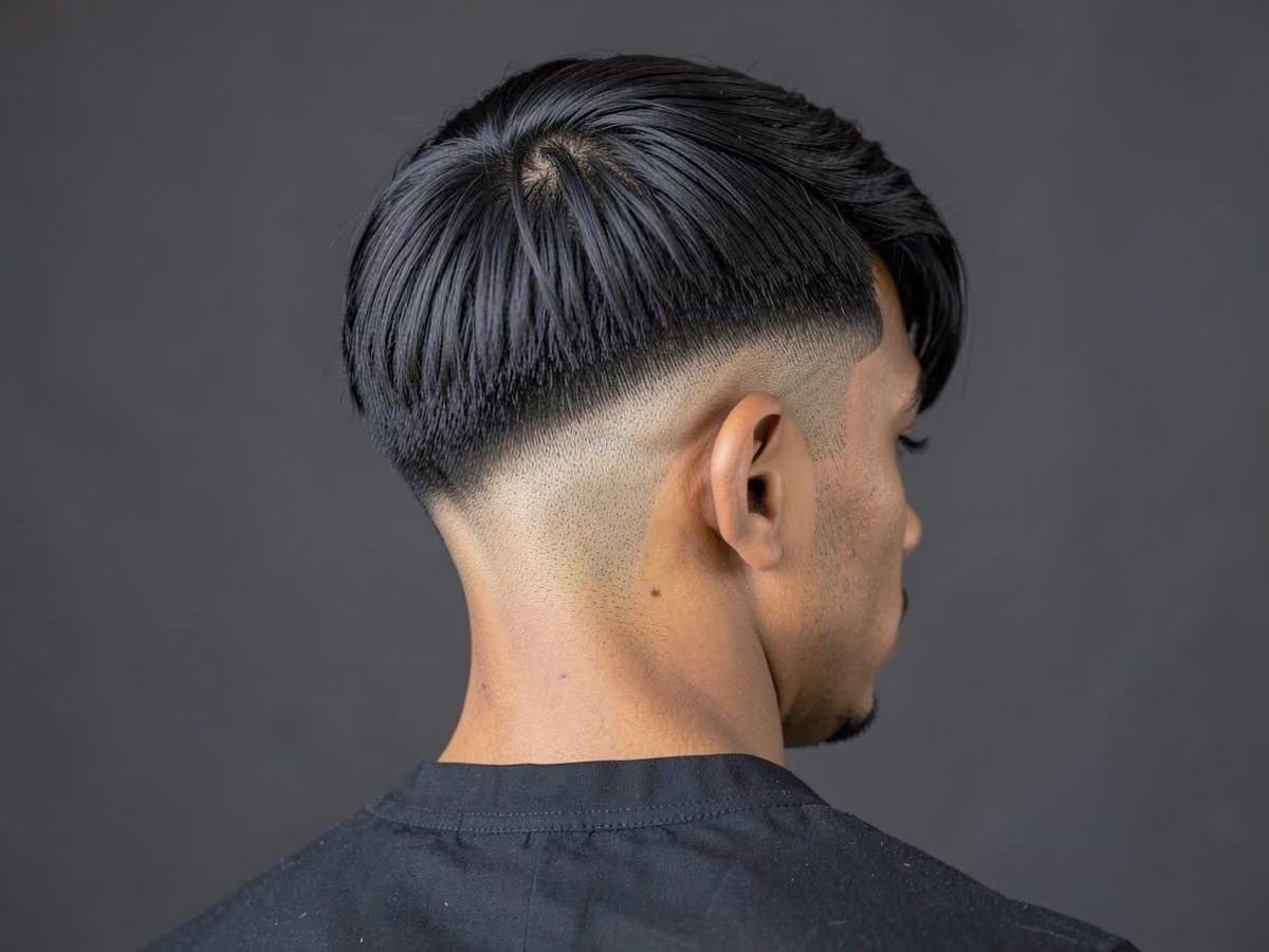 Man with a burst undercut