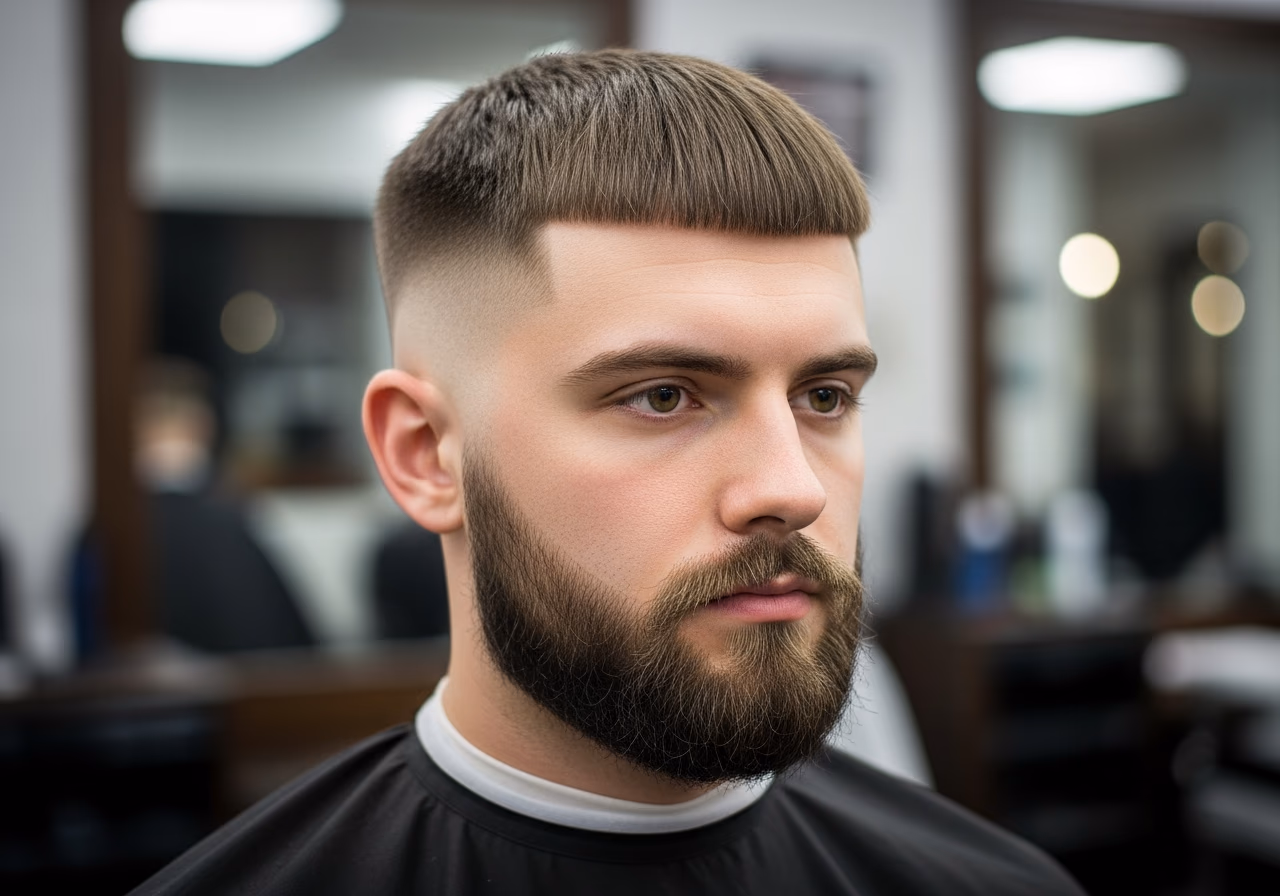 Caesar Cut 2026 - Caesar Cut with Beard