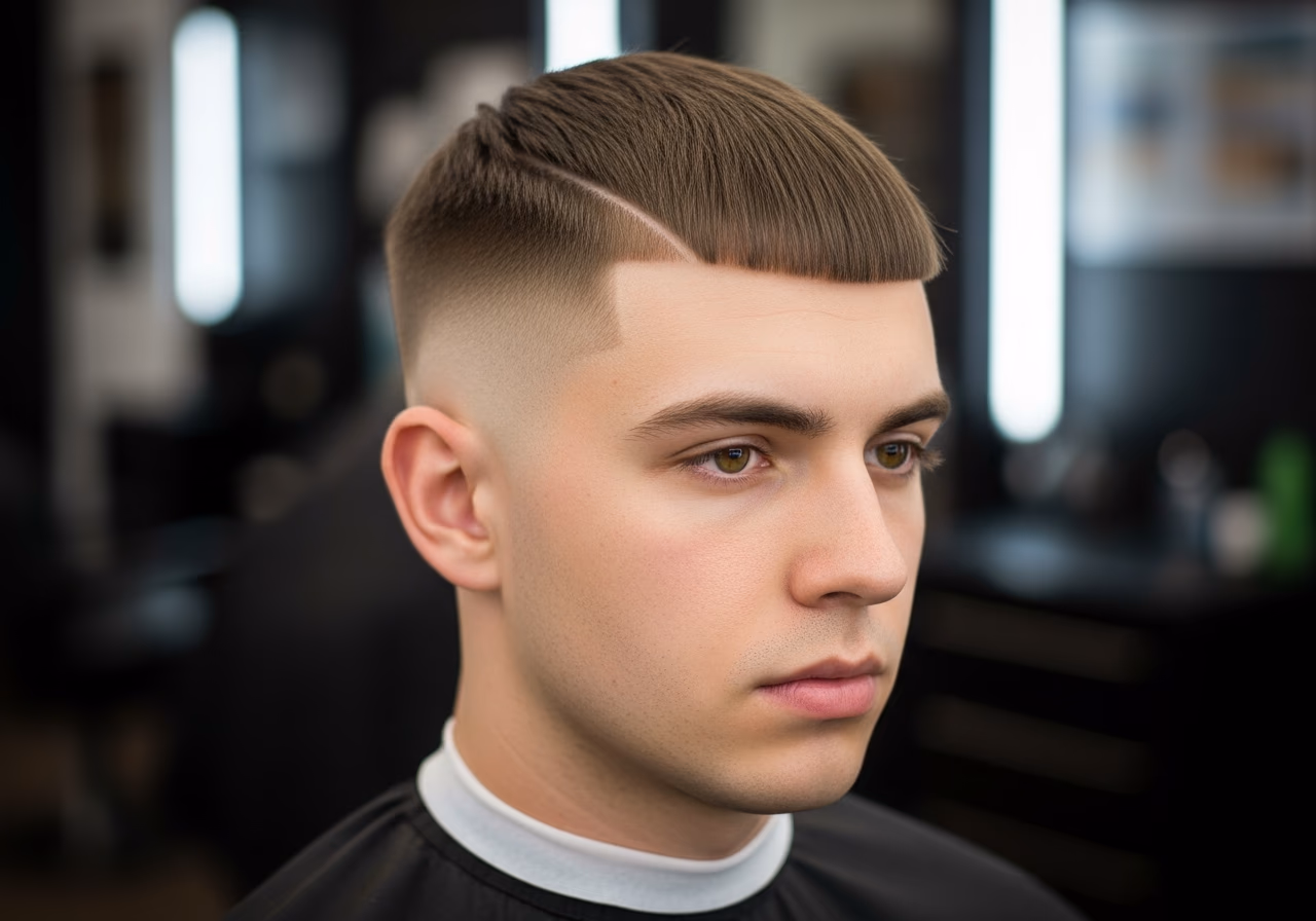 Caesar Cut 2026 - Caesar Cut with Hard Part