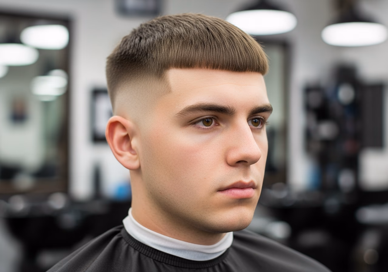 Caesar Cut 2026 - Caesar Cut with Low Fade