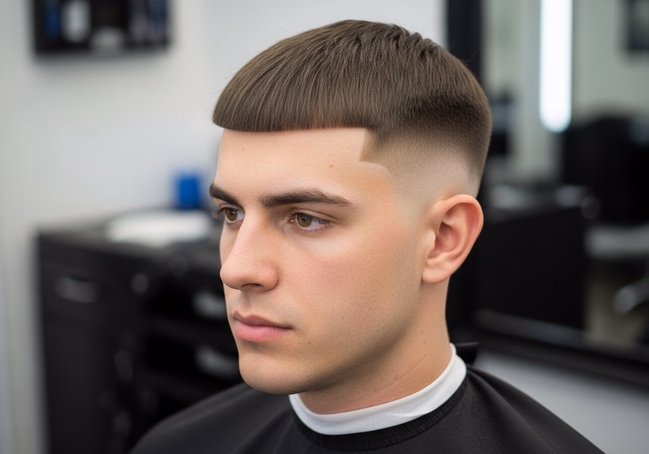 Caesar Cut 2026 - Caesar Cut with Skin Fade