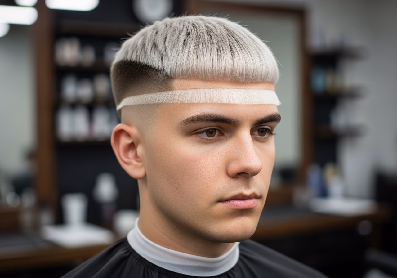 Caesar Cut 2026 - Two-Tone Caesar Cut