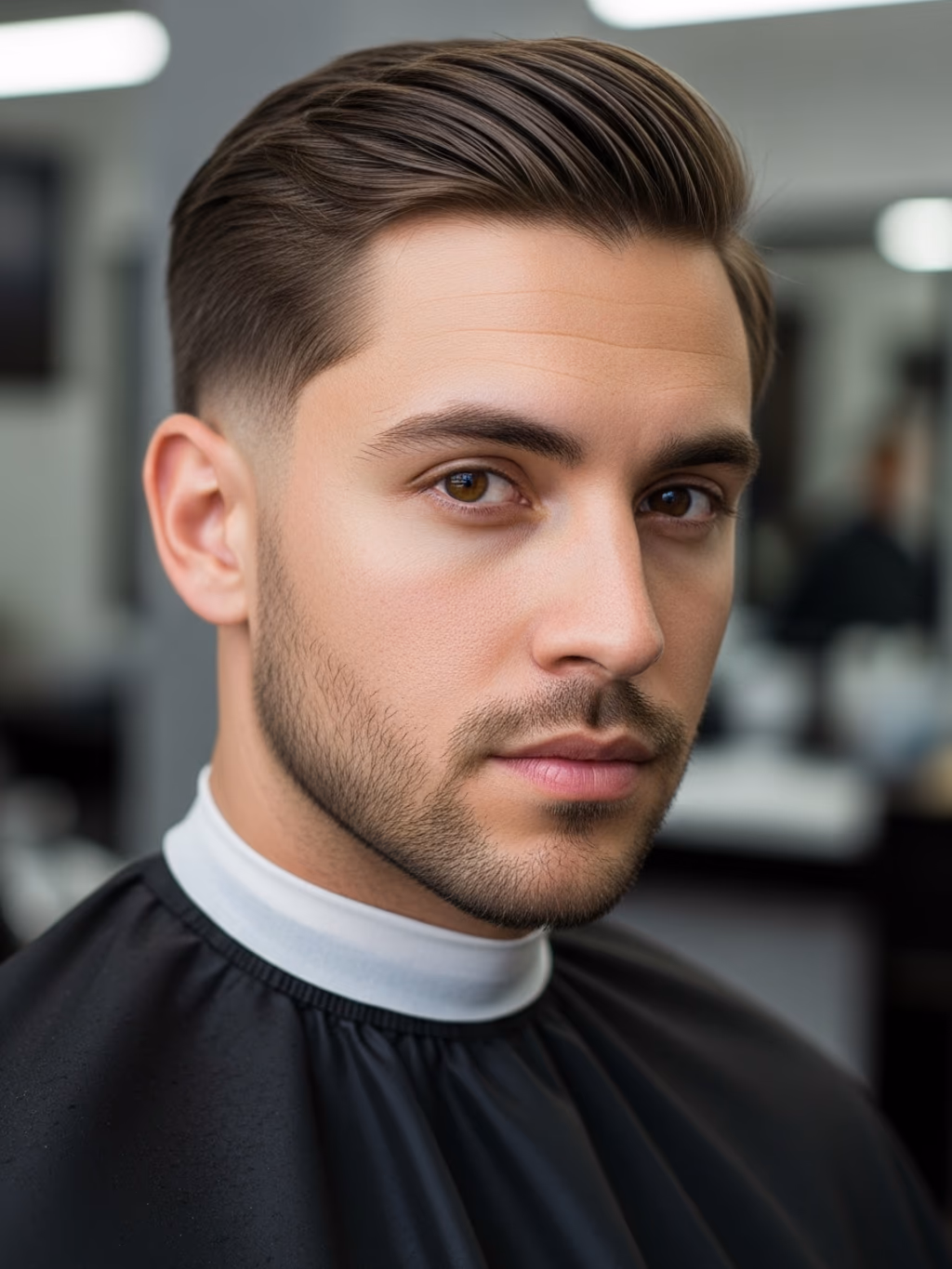 Classic Center Part hairstyle for men 2026 — center part variation, best for oval and oblong faces, modern barbering by Master Stylist Jessica Hamilton