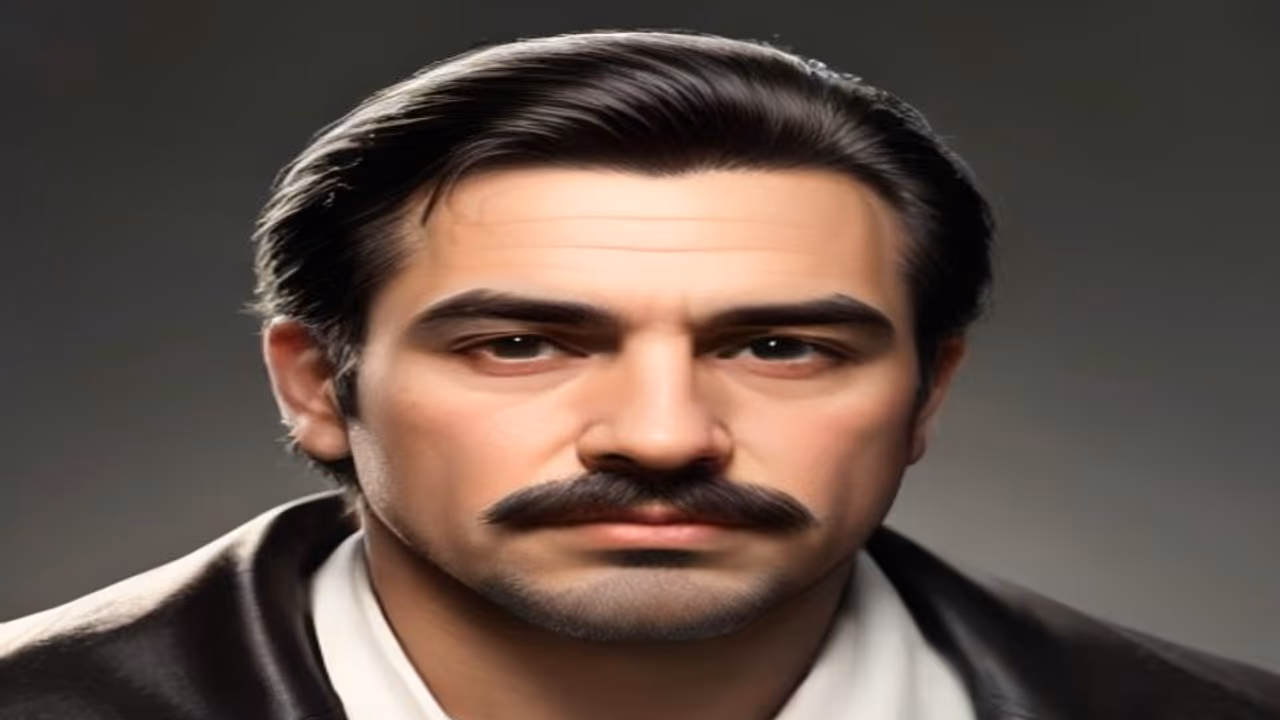 Man with a thick full chevron moustache covering the top lip — chevron moustache guide