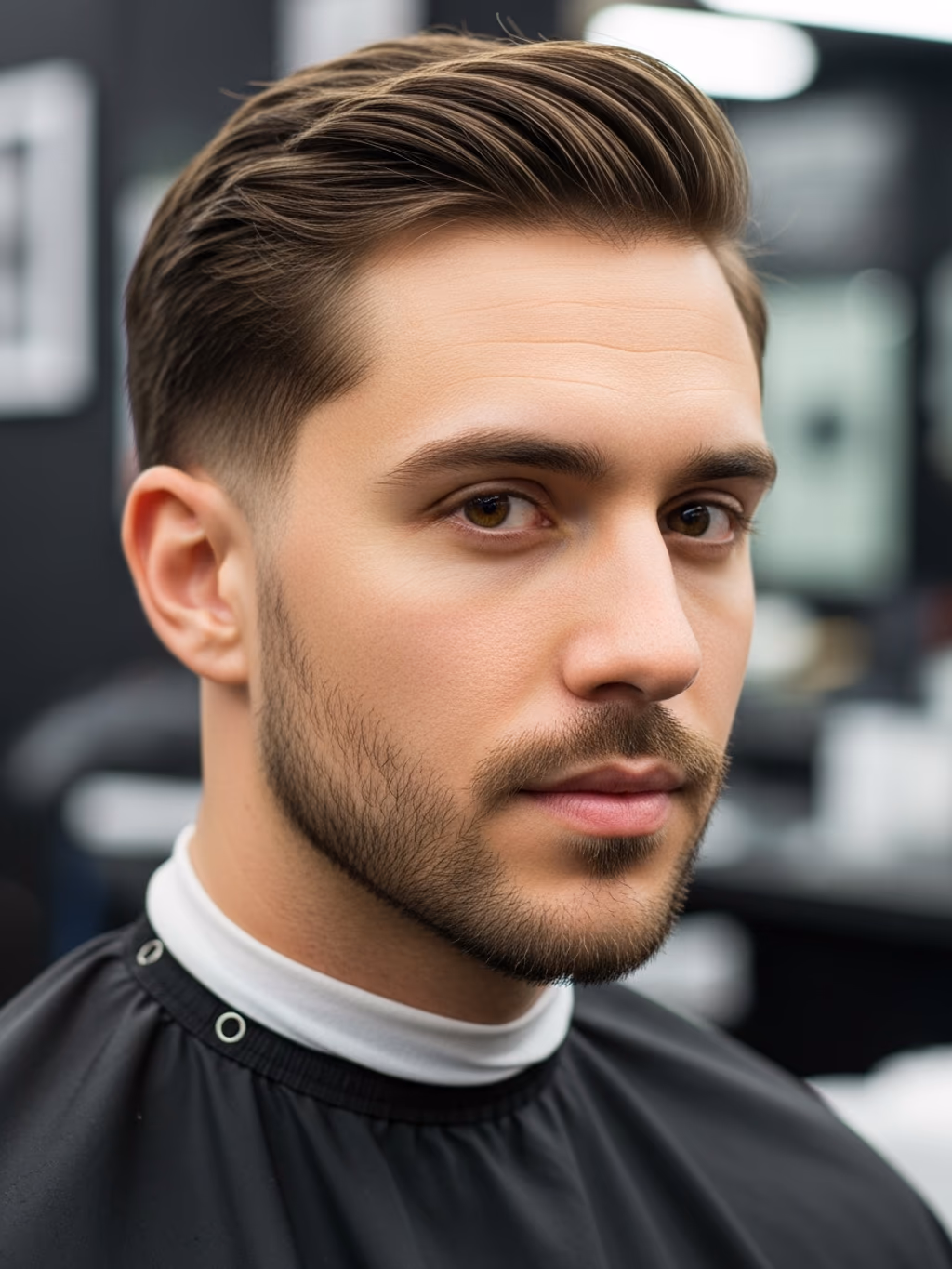 Faded Classic Side Part hairstyle for men 2026 — classic side part variation, best for heart-shaped faces balancing forehead width, modern barbering by Master Stylist Jessica Hamilton