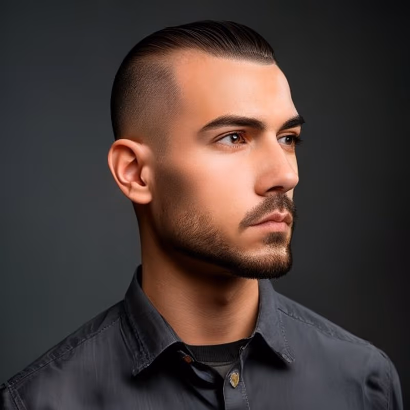 Comb Over Skin Fade hairstyle for men 2026 — Comb Over variation, best for Sharp, modern, clean-cut wearers, modern barbering by Master Stylist Jessica Hamilton