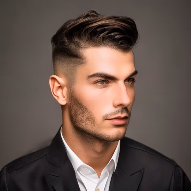 Comb Over Taper hairstyle for men 2026 — Comb Over variation, best for Classic, understated, professional, modern barbering by Master Stylist Jessica Hamilton