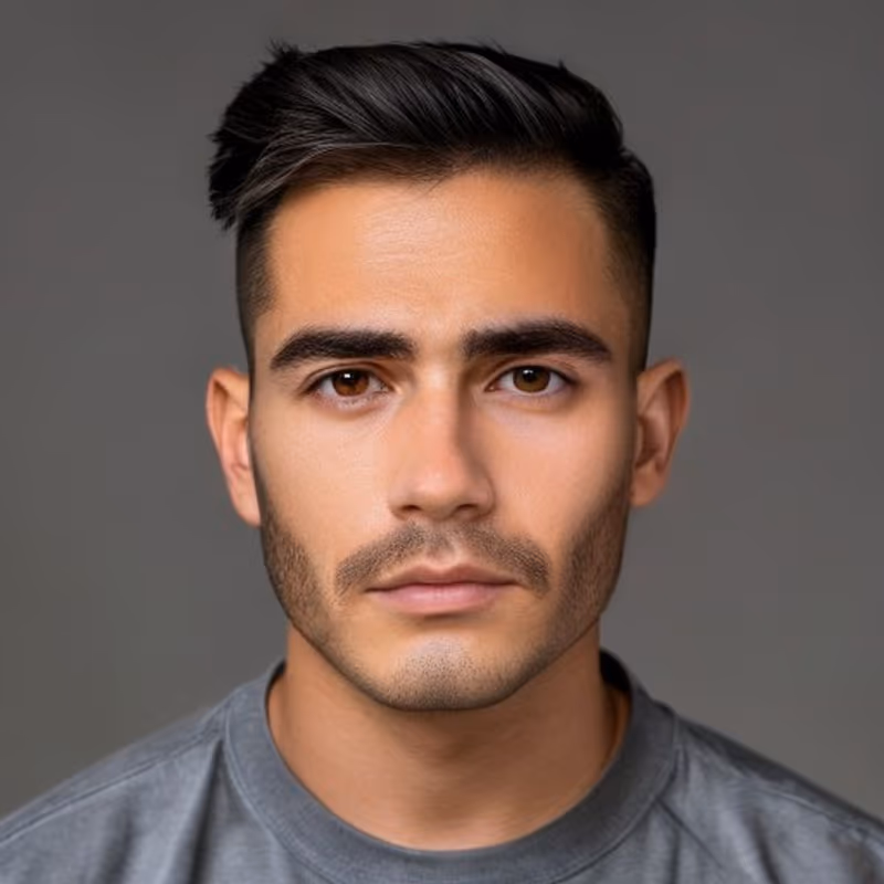 Disconnected Comb Over hairstyle for men 2026 — Comb Over variation, best for A bold, structured modern look, modern barbering by Master Stylist Jessica Hamilton