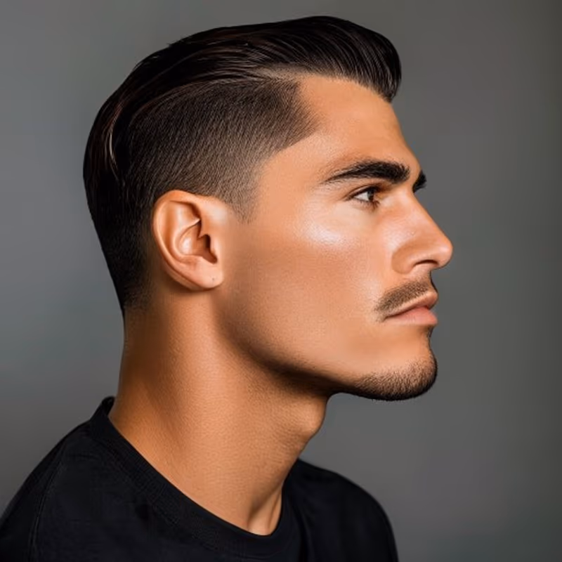 Hard Part Comb Over hairstyle for men 2026 — Comb Over variation, best for Adding razor-sharp definition, modern barbering by Master Stylist Jessica Hamilton