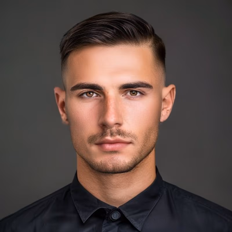 Short Comb Over hairstyle for men 2026 — Comb Over variation, best for Low-effort routines and easy upkeep, modern barbering by Master Stylist Jessica Hamilton