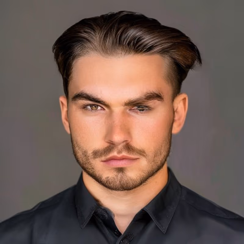 Side Part Comb Over hairstyle for men 2026 — Comb Over variation, best for Polished, formal, professional looks, modern barbering by Master Stylist Jessica Hamilton
