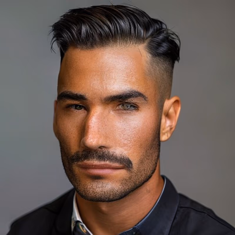 Slick Comb Over hairstyle for men 2026 — Comb Over variation, best for Formal, polished, high-shine looks, modern barbering by Master Stylist Jessica Hamilton