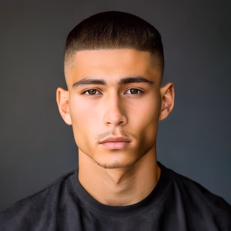 Taper Crew Cut hairstyle for men 2026 — Crew Cut variation, best for Classic, understated, professional, modern barbering by Master Stylist Jessica Hamilton
