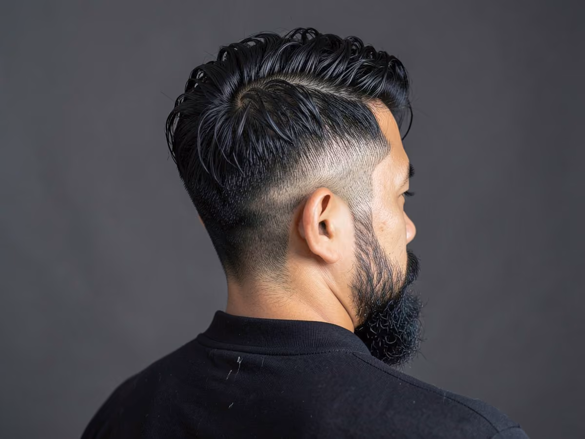 Man with a cristiano ronaldo curly hair