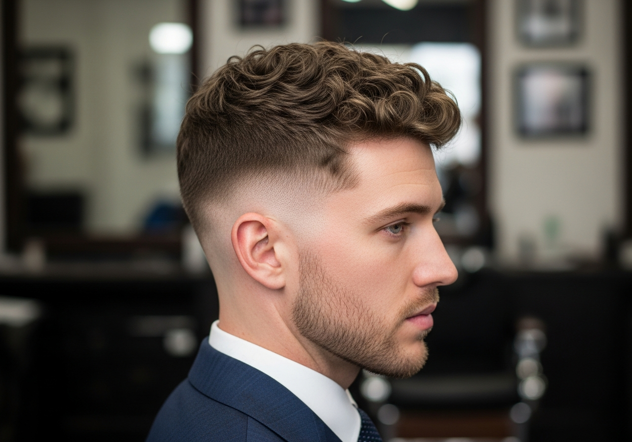 Curly Executive Hairstyle 2026 - Professional Polished Curls