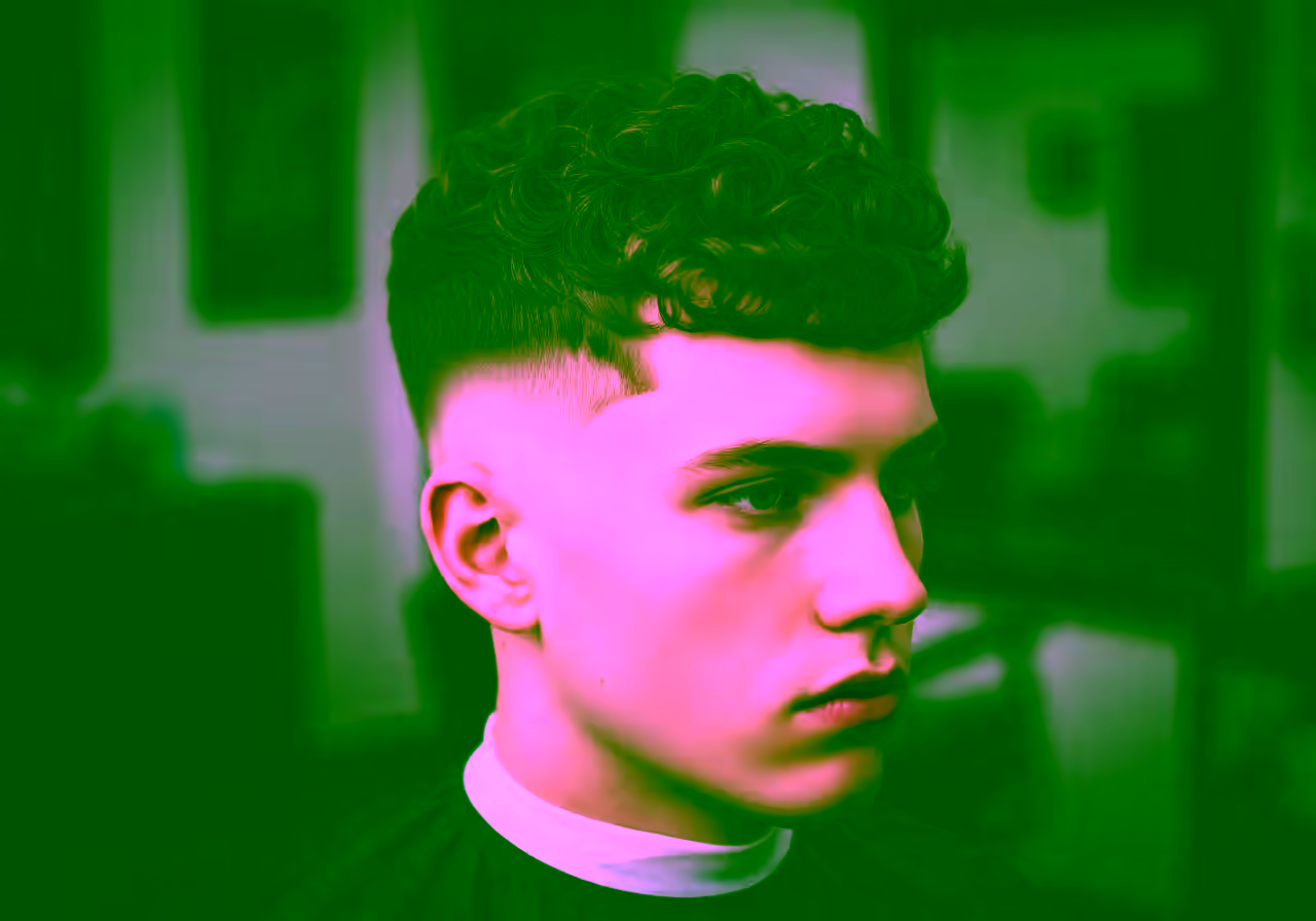 Curly French Crop hairstyle for men 2026 — curly hairstyles variation, best for teens/young men + oval, round faces + 3a–3c curls, modern barbering by Master Stylist Jessica Hamilton