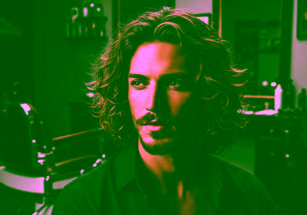 Curly Loose Locks hairstyle for men 2026 — curly hairstyles variation, best for all faces + 3a–3b loose curls, modern barbering by Master Stylist Jessica Hamilton