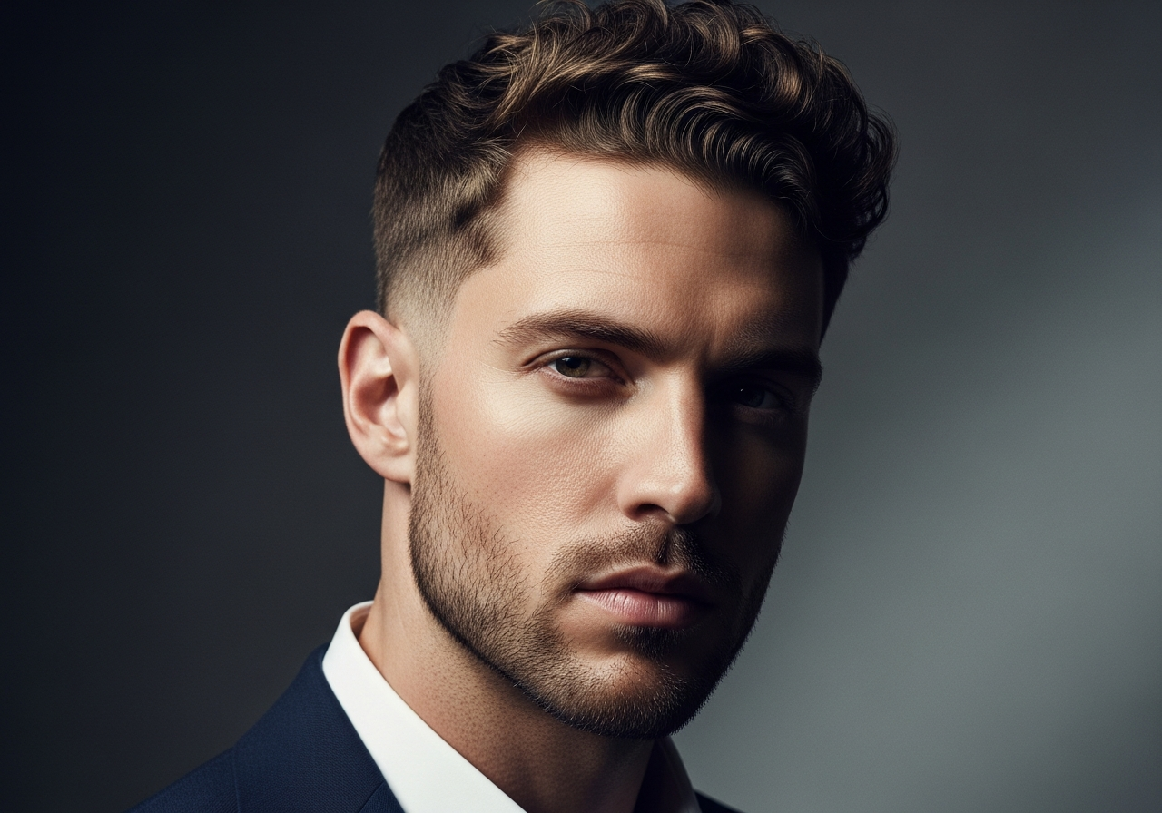 Curly Low Taper Fade 2026 - Natural Curls with Soft Low Taper for Men